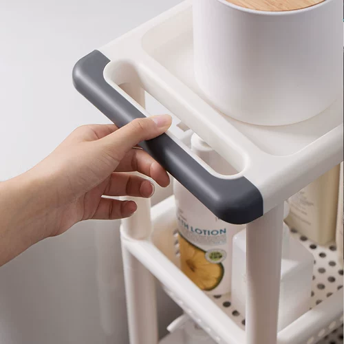茶花 Dona Kitchen Rick Landing Home Baby Mobile Can Mobile с небольшой ручной тележкой с роторной полкой для хранения полки