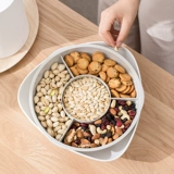 茶花 Пластиковая расколотая коробка для конфет дома сухой фрукты вода фрукты пластина гостиная чайная столик кофейный кофейный диск с закуска