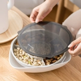 茶花 Пластиковая расколотая коробка для конфет дома сухой фрукты вода фрукты пластина гостиная чайная столик кофейный кофейный диск с закуска