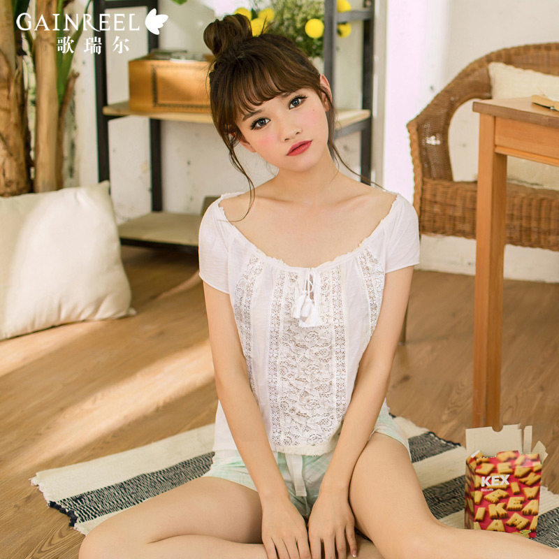 Pyjama pour femme GAINREEL    à manche courte - Ref 2991106 Image 1