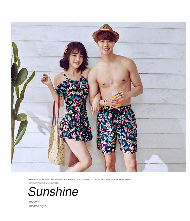 Coryel thời trang mùa hè in kỳ nghỉ bên bờ biển của nam giới quần short bãi biển casual loose thanh niên bơi thân thể so sánh 	mua quần đi biển nam	