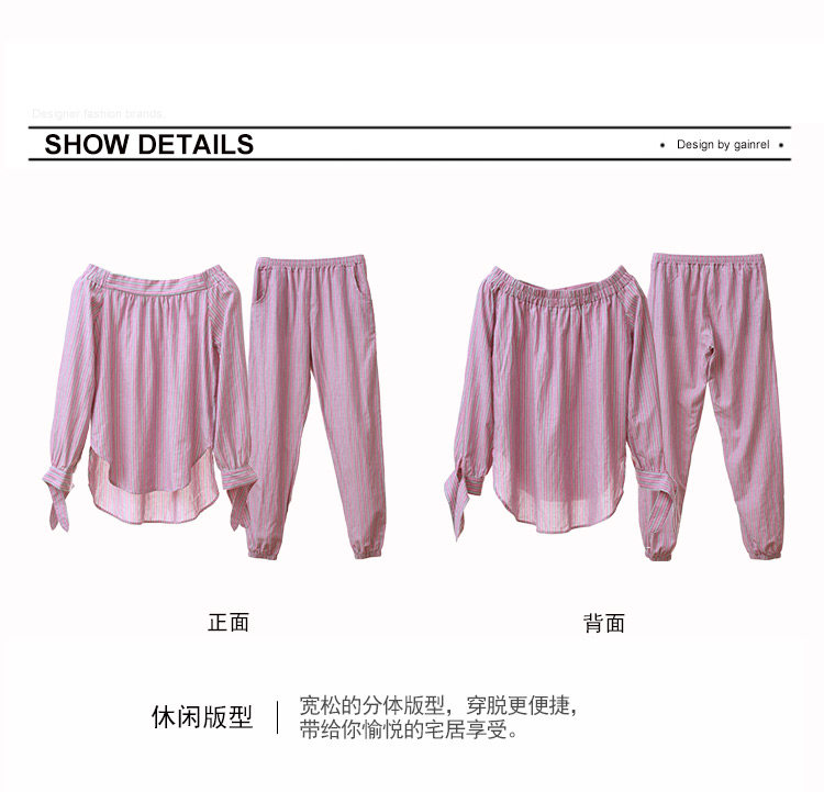 Imported pajamas homeware sweet sexy lips