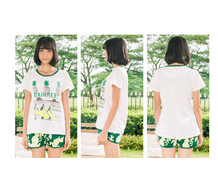 Pyjama pour femme GAINREEL    à manche courte - Ref 2992613 Image 18