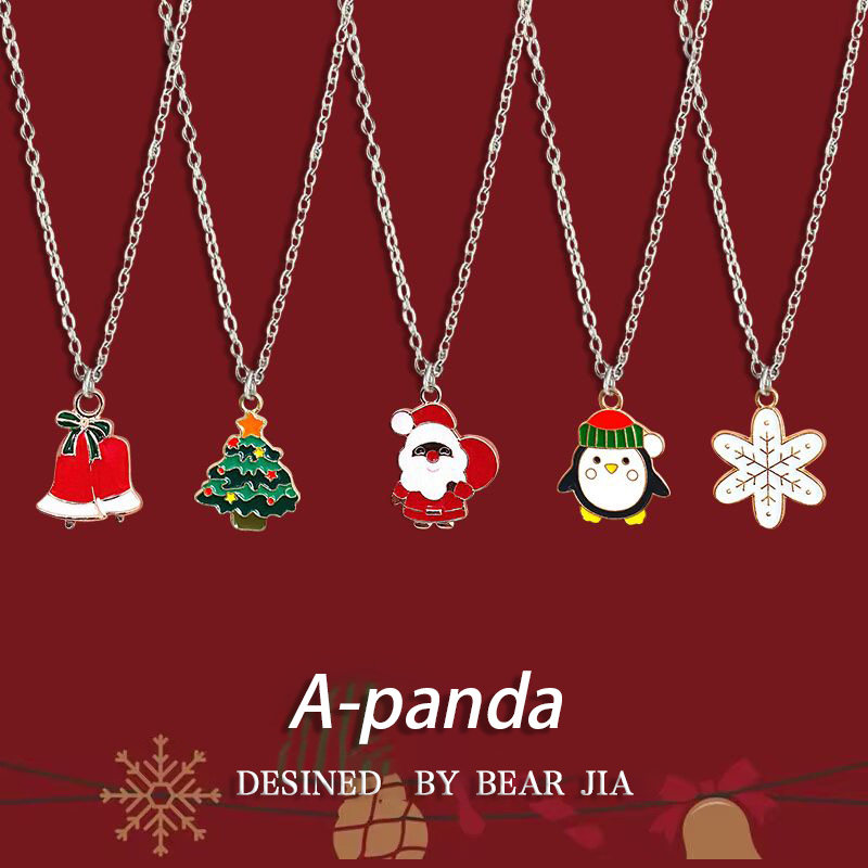 Christmas series cartoon Sanrio cinnamon dog necklace students give sweet and festive holiday gifts to their besties and friends