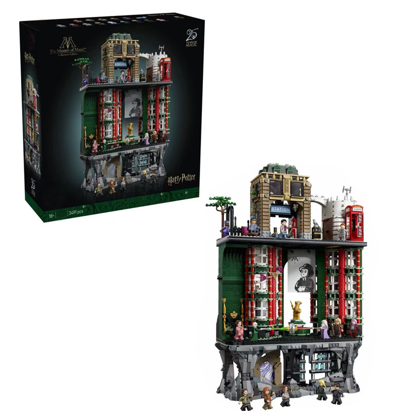 New Harry Potter Series Ministry of Magic Collector's Edition Educational Building Block Toys for Boys and Girls Gift 76476 New Harry Potter Series Ministry of Magic Collector's Edition Educational Building Block Toys for Boys and Girls Gift 76476