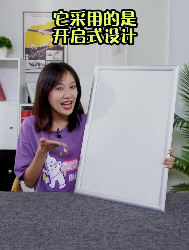 Custom aluminum alloy photo frame wall mounted picture frame 16 inch 18 20 24 puzzle 32 poster decoration 4k8k