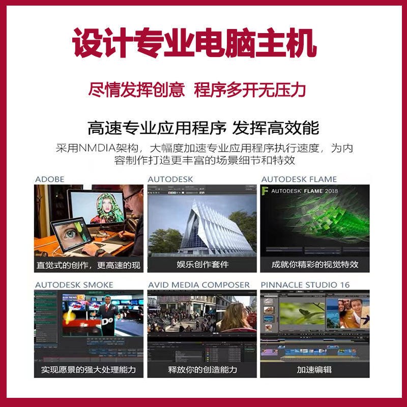 Designer's Dedicated Computer Desktop with Core I7 Graphics Workstation for Drawing, Video Editing, 3D Rendering, and Water Cooling