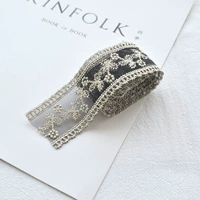 Золотая нить черный 1 метр