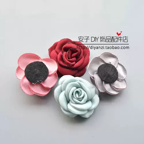 Ткань для полировки, аксессуар для волос ручной работы, аксессуары, заколка для волос, в цветочек