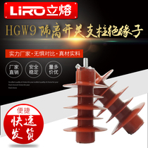 Composite Post insulator HGW9 isolation switch insulator can be customized composite silicone rubber M8 * 2 10KV