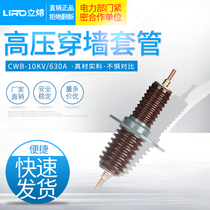 10kv630A high pressure wall casing 10KV screw ceramic outdoor copper bar conductor CWB-12 200A400