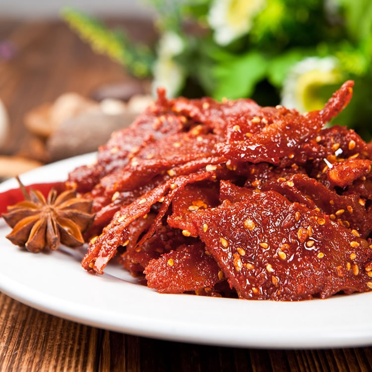 Hunan Liling specialty Xiandu meat strips Spicy meat strips sauce Fragrant meat strips Special leisure snacks snacks