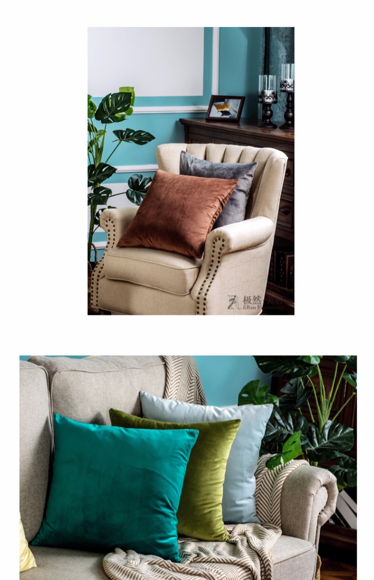 Nhung Mỹ gối gối thắt lưng đệm văn phòng thắt lưng gối siesta giường đầu gối gối không có lõi chăn gối 2 trong 1