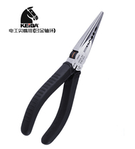 Horse KEIBA SR-346S Japanese electrician pointed nose pliers (anti-rust alloy collar) with stripped wire