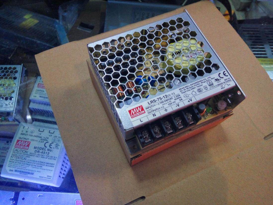 (physical store) Taiwan Mingwei ultra-thin switching power supply LRS-75-12 12V substitutable for NES-75-12