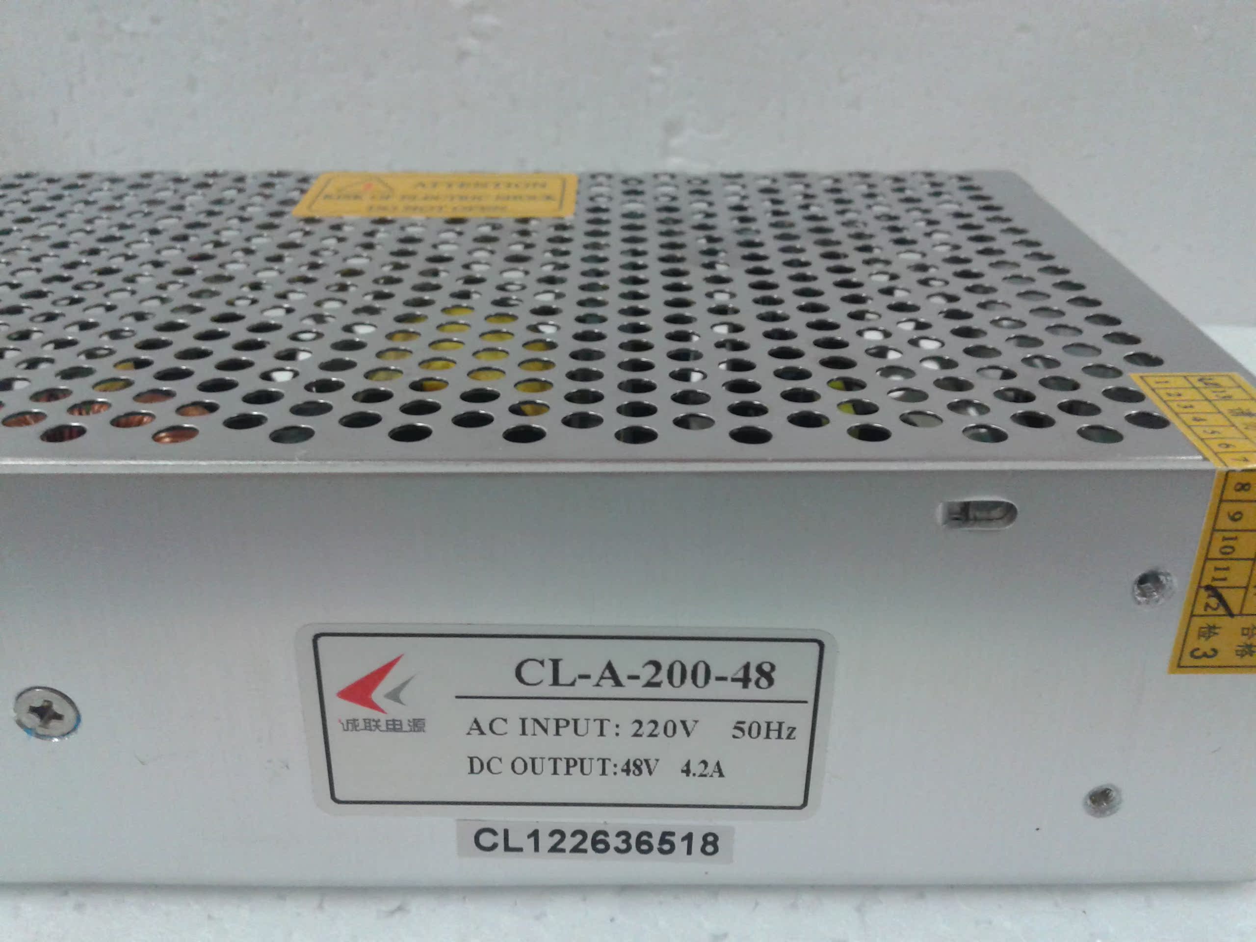 (physical shop) Chenglian switching power supply CL-A-200-48 48V4 2A 200W warranty for 3 years