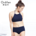 Ou Difen New Ladies Split Áo tắm Sexy Bandeau Halter Áo tắm XS8202 - Bộ đồ bơi hai mảnh bikini 2 mảnh màu hồng Bộ đồ bơi hai mảnh
