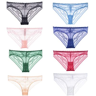 Yutong Simi European and American sexy underpants for women, seductive lace transparent lifting buttocks for women, hollowed-out low-waisted seamless triangle pants