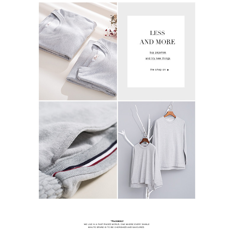 Pyjama mixte en Coton à manches longues - Ref 3005282 Image 18