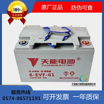 Tianneng 6EVF61A-65 battery Taiwan Lifu Zhongli forklift Longgong Xiaojingang truck maintenance-free battery