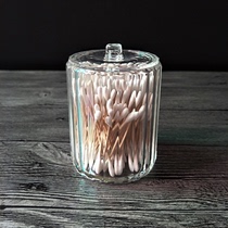 (Day specials) Acrylic transparent toothpick box Cotton Box toothpick tube cotton sign barrel Garbo PC storage box