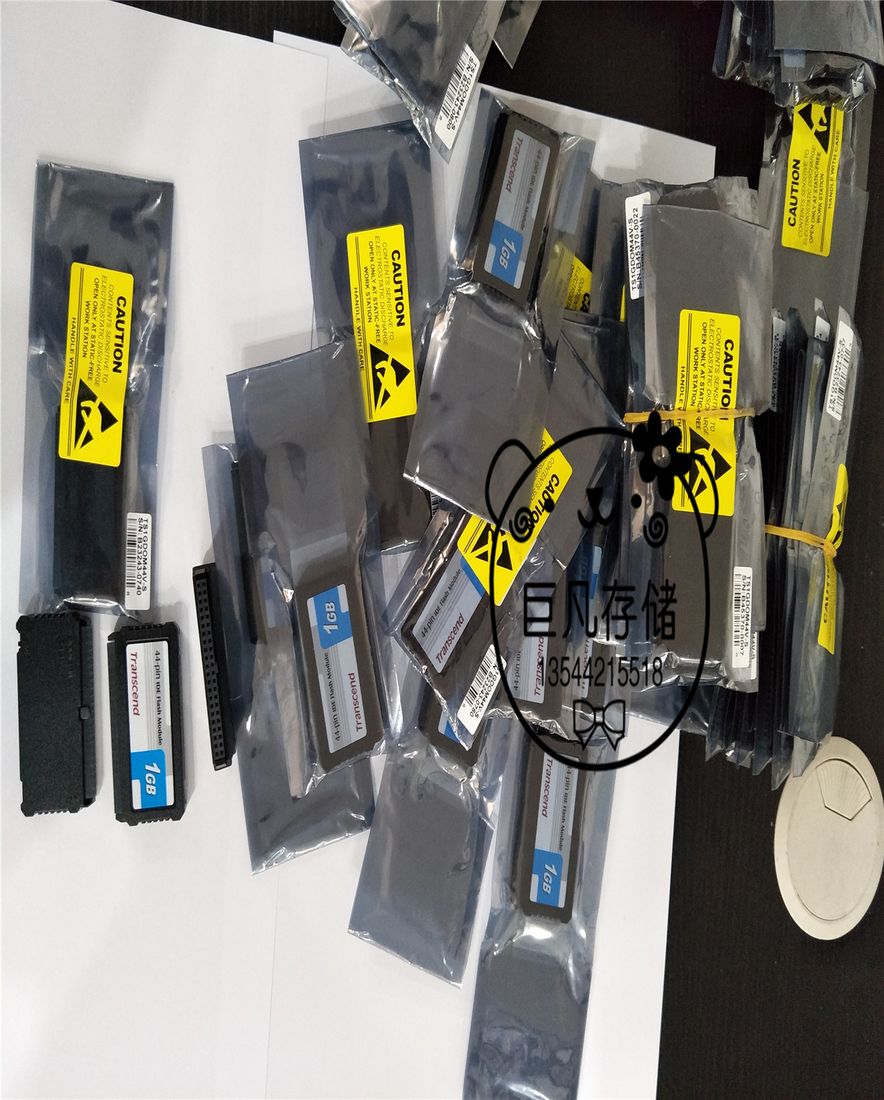 Transcend innovations in IDE 44PIN DOM electronic disc 1GB wide temperature TS1GDOM44V-S brand new spot