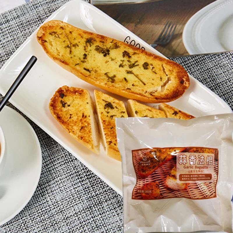 Garlic Spicery Sticks Butter Bread Slices Semi-finished Breakfast Bread Slices Of Afternoon Tea Refreshments Nutritious Salty Bread