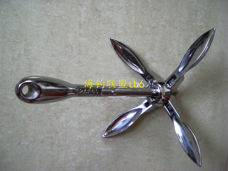 316 folding anchor boat anchor rubber dinghy stainless steel anchor 0 7 kg 1 5 2 5 3 2 5 6 8 10 12