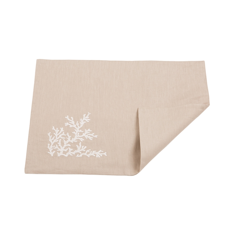 Harbor House Linen Embroidered Dining Mat Tabletop Décor Western Dining Mat Insulation Mat American Table Mat 105267