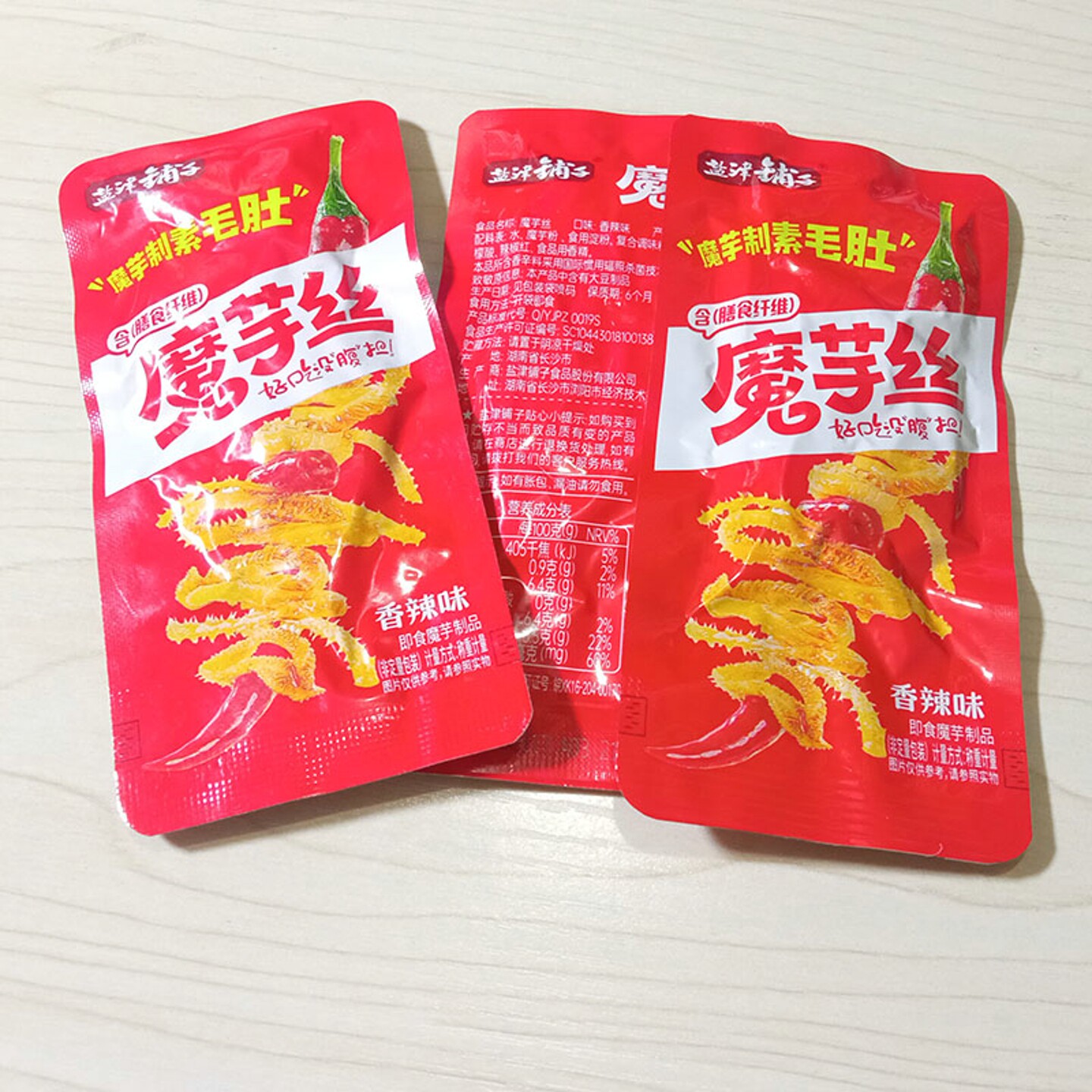 盐津铺子-素毛肚-魔芋丝10包/约220g