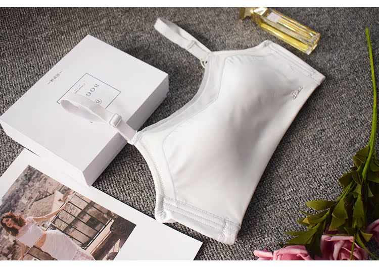 Áo ngực hoa tinh tế chống chói ống top mỏng mẫu cốc không dấu vết vô hình tụ tập áo ngực bọc ngực nữ hè ba hàng áo nâng ngực