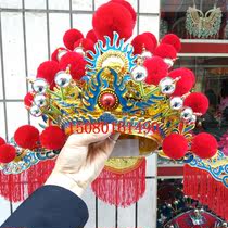 Shanfuge hat custom handmade hat Taiwan golden holy hat Buddha hat Bodhisattva hat mens Buddha hat