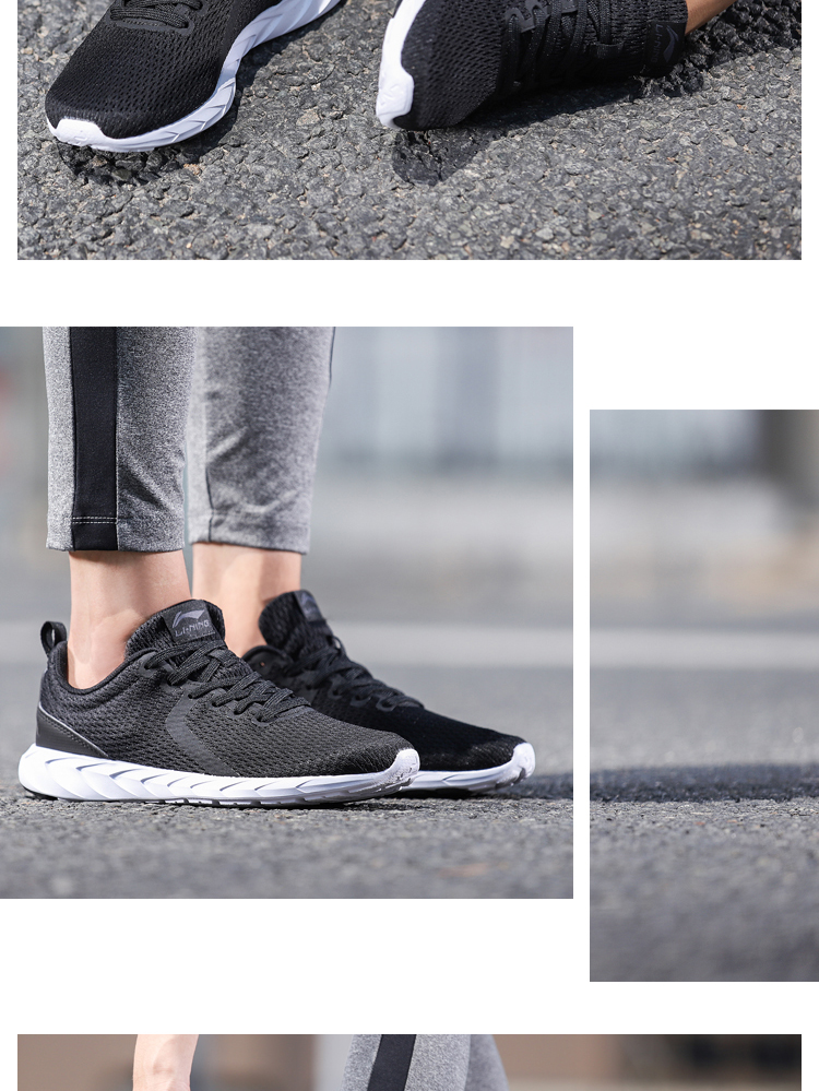 Giày chạy bộ Li Ning Giày nữ mới nhẹ chống trượt xu hướng Giày chạy bình thường Giày thể thao mùa thu ARBN086 shop giày sneaker