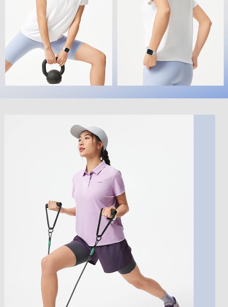 Li Ning, летняя теннисная быстросохнущая спортивная футболка polo, оверсайз, короткий рукав 