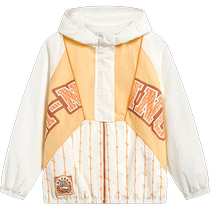 Li Ning Childrens Dress Dress Girl Official New Fall Sports Current Series Sweater Long Sleeve Link Cap