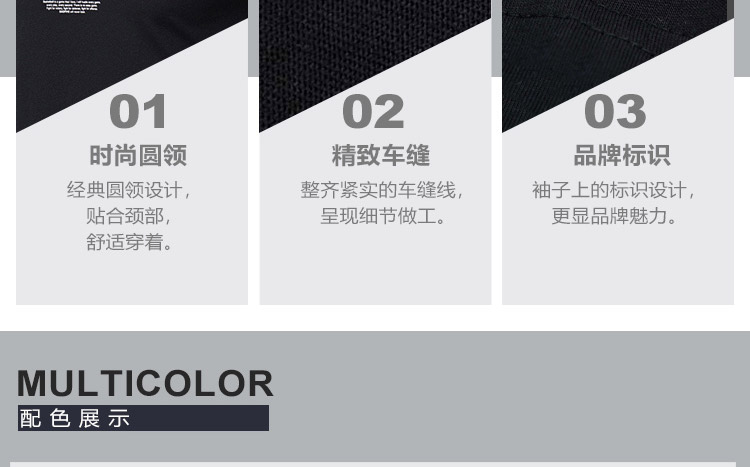 Li Ning ngắn tay nam 2019 New BAD FIVE Series bóng rổ tròn cổ Top áo thun cotton thoải mái mùa hè - Áo phông thể thao áo thể thao có cổ