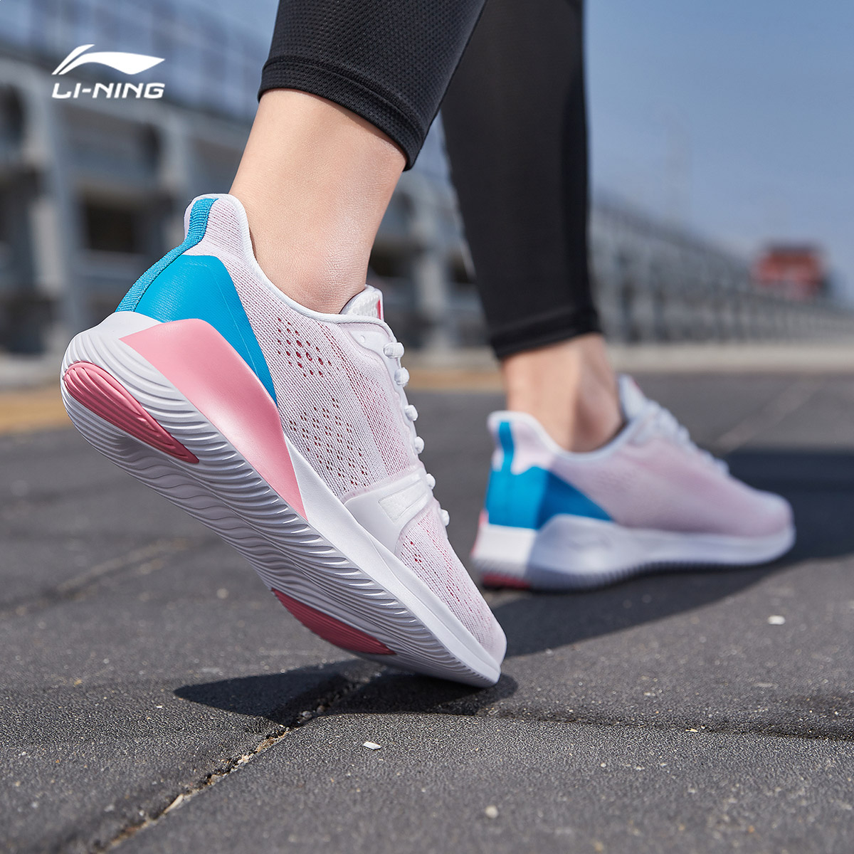 Li Ning running shoes women's shoes official genuine 2020 new shoes running shoes breathable mesh light low-top sports