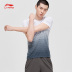 Áo thun nam Li Ning 2019 mới chạy loạt áo thun cổ tròn mùa hè một mảnh đan tay ngắn - Áo phông thể thao áo ba lỗ gymshark Áo phông thể thao