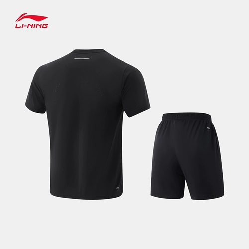 Li Ning, комплект для настольного тенниса подходит для мужчин и женщин, светоотражающий трикотажный комфортный спортивный костюм