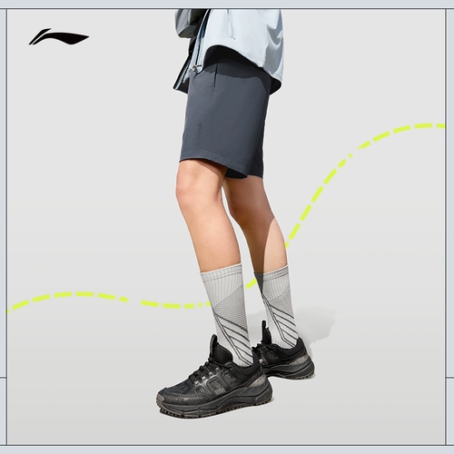 Li Ning, спортивные летние шорты, быстросохнущий комбинезон для тренировок для спортзала, штаны, для бега