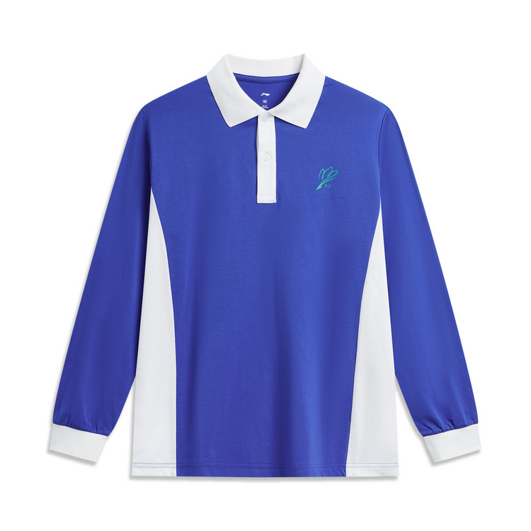 Рубашка поло Детская 李宁童装长袖polo衫男大童2025新款运动生活系列秋季休闲翻领童装 Lining