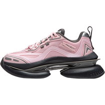 China Li-Ning PROJECT* Lingkong) Casual Shoes Womens Summer Thick Sole Increased Niche Reflective Sports Shoes