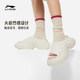 Li Ning PROJECT*SLIDE slippers ເກີບຜູ້ຍິງ 2024 ເກີບແຕະເກີບແຟຊັນຊັ້ນນອກ 2024