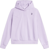 Li Ning childrens sweatshirts for girls and boys 2024 new sports lifestyle series pullover long-sleeved hooded autumn childrens clothing