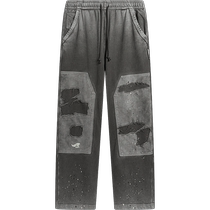 Li Ning Anti-Wu BADFIVE sweatpants mens logging pants summer mens straight loose knitted sports trousers