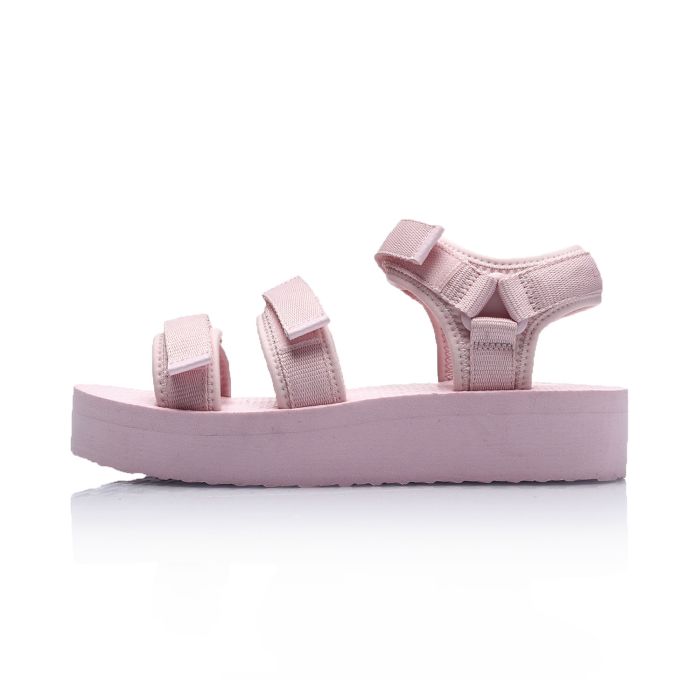 Li Ning Sandals Giày nữ Giày hồng bãi biển thoáng khí Mùa hè Velcro Nhẹ Giày nữ du lịch Giày thể thao chống trượt - Giày thể thao / sandles dép xăng đan