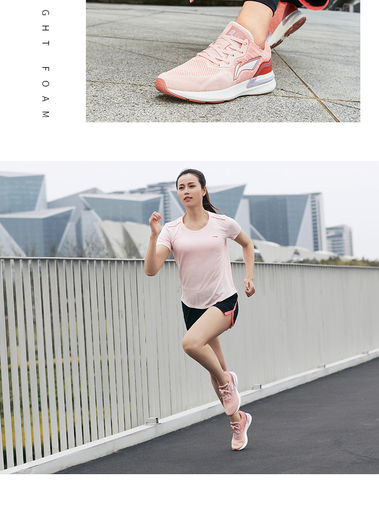 Giày chạy bộ Li Ning shoes Giày nữ 2019 mới mùa thu và mùa đông một mảnh dệt nhẹ, giày chống trượt thể thao nữ thông thường - Giày chạy bộ top giày sneaker nam