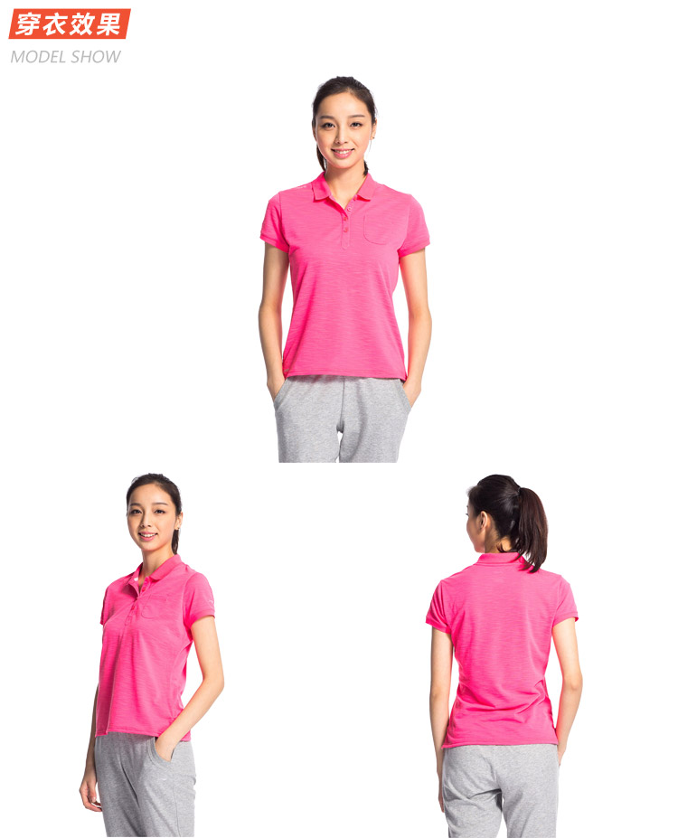 Polo sport femme LINING APLL028 en autre - Ref 560656 Image 6