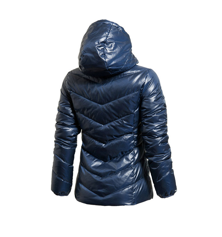 Li Ning mid-down down jacket lady sport series series mùa đông ấm áp trùm đầu 80% vịt trắng xuống đồ thể thao 228 ₫