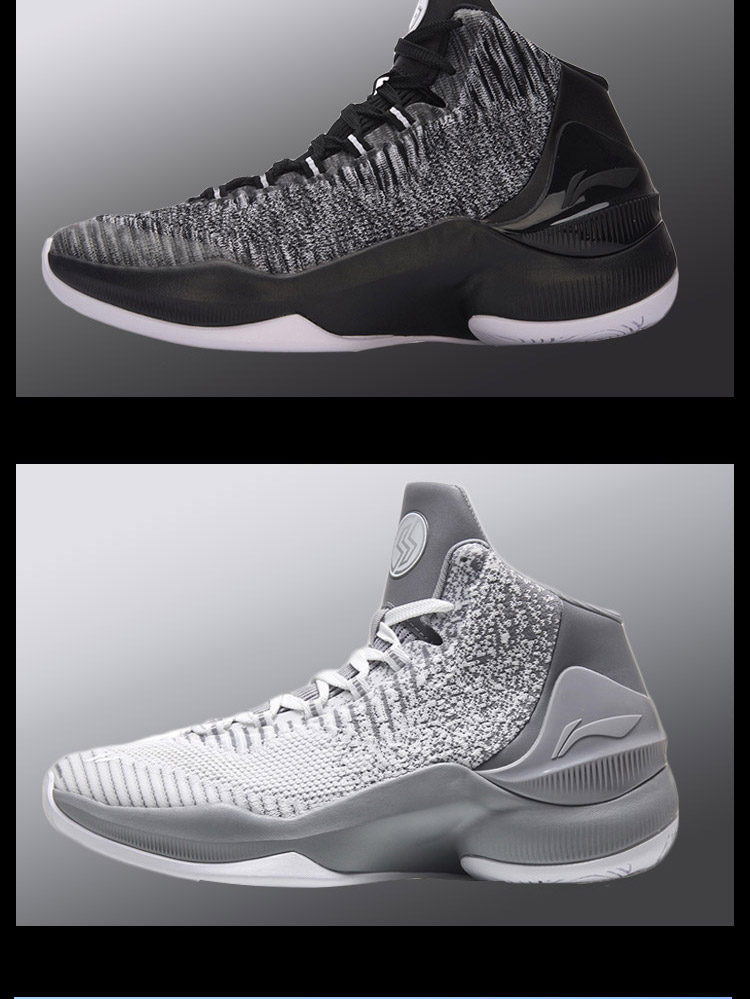 Giày bóng rổ Li Ning Giày nam Evan Turner nhấp nháy IV hấp thụ sốc một kiểu dệt thể thao giữa mùa thu và mùa đông giày bóng rổ nam
